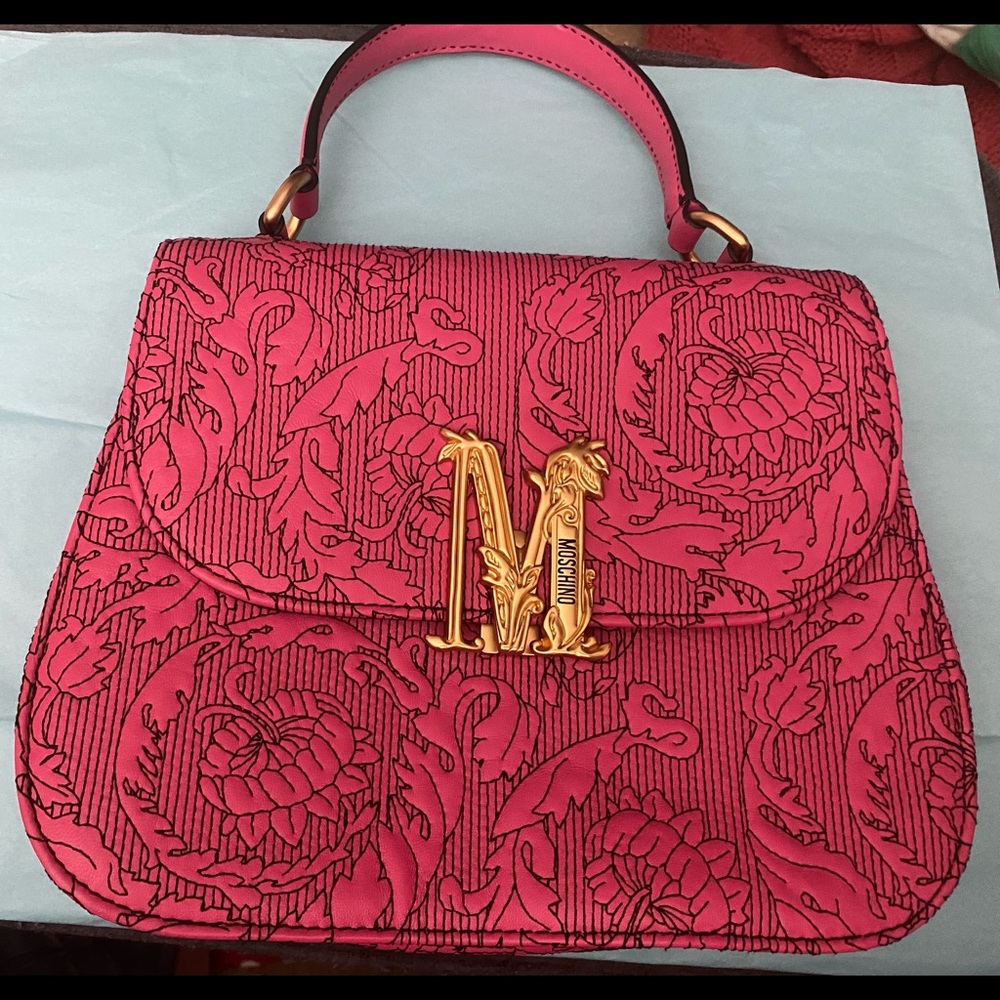 Moschino Floral Print Satchel